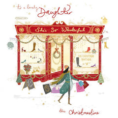 Woodmansterne Lovely Daughter Christmas Card image 0