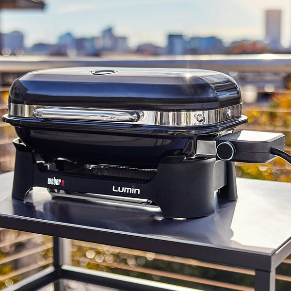 Weber Lumin Compact Electric Barbecue, Black image 0