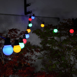 NOMA 20 Connectable LED Festoon Lights - Multi-Coloured image 2