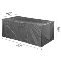 Platinum Aerocover for Outdoor Dining Table - 160 x 100 x 70cm image 0