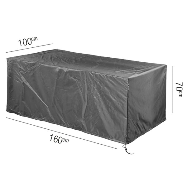 Platinum Aerocover for Outdoor Dining Table - 160 x 100 x 70cm image 0