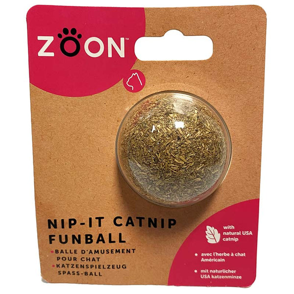 Zoon Nip-it Catnip FunBall image 0