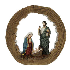 Festive Polyresin Nativity Scene image 0