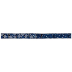 Premier Dark Blue & Silver Ribbon (Assorted Designs) image 0