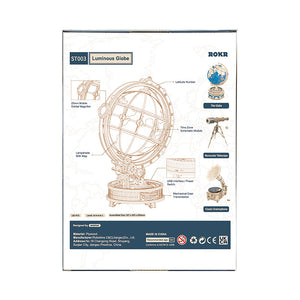 Robotime Luminous Globe 3D Wooden Puzzle image 12