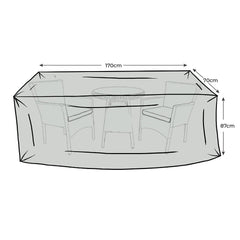 Orchard Life All-Weather Furniture Cover for Elberta Bistro Set image 0