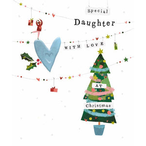Woodmansterne Special Daughter Christmas Card image 0