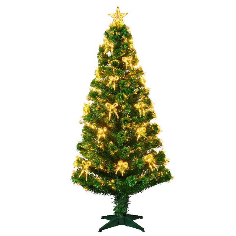 Everlands Fibre Optic Cornwall Pre-Lit Christmas Tree - 5ft image 0