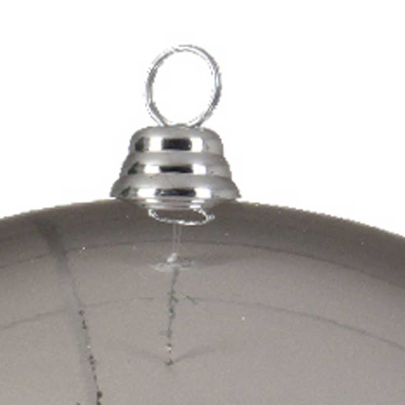 Decoris Large Shatterproof Bauble in Silver image 0