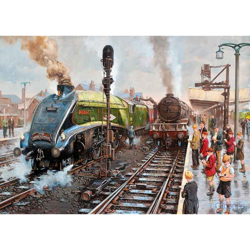 Gibsons Spotters at Doncaster 1000 Piece Jigsaw Puzzle image 0