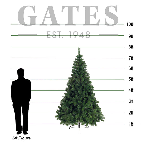 Everlands Imperial Pine Artificial Christmas Tree - 8ft image 1