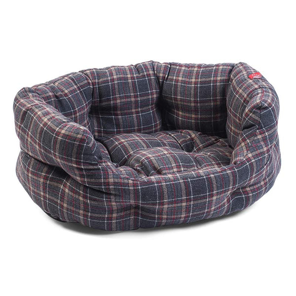 Zoon Plaid Oval Dog Bed image 2