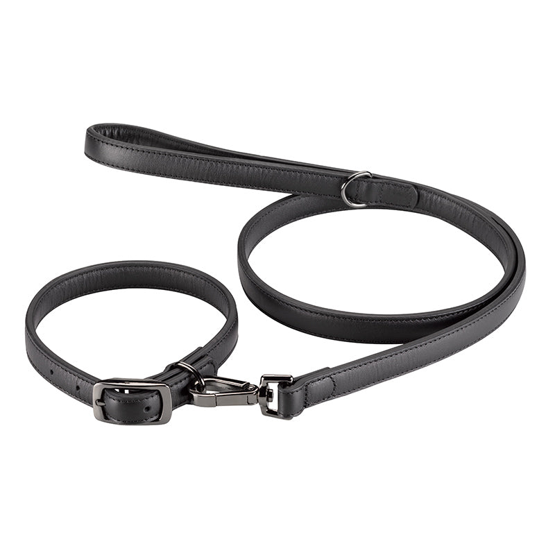 Zoon Luxe Leather Jet WalkAbout Dog Lead image 0