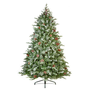 National Tree Frosty Dorchester Pine Artificial Christmas Tree - 7.5ft image 0