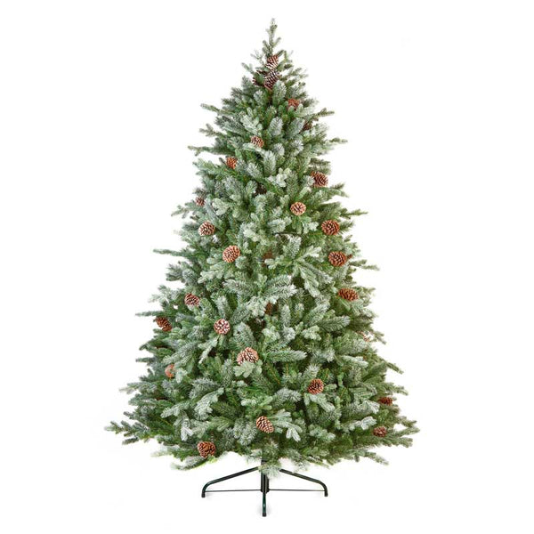 National Tree Frosty Dorchester Pine Artificial Christmas Tree - 7.5ft image 0