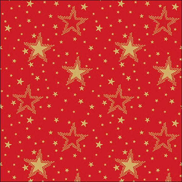Ambiente Paper Napkins - Gold & Red Night Sky (Pack of 20) image 0