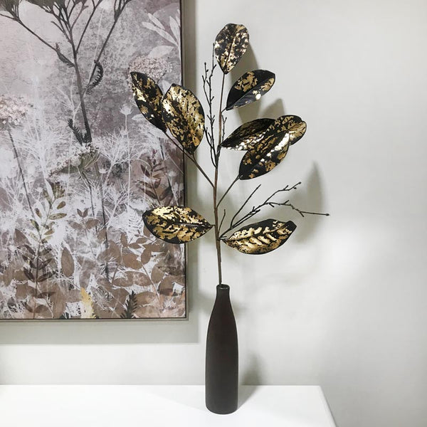 Bronze & Gold Leaf Stem (82cm) image 0