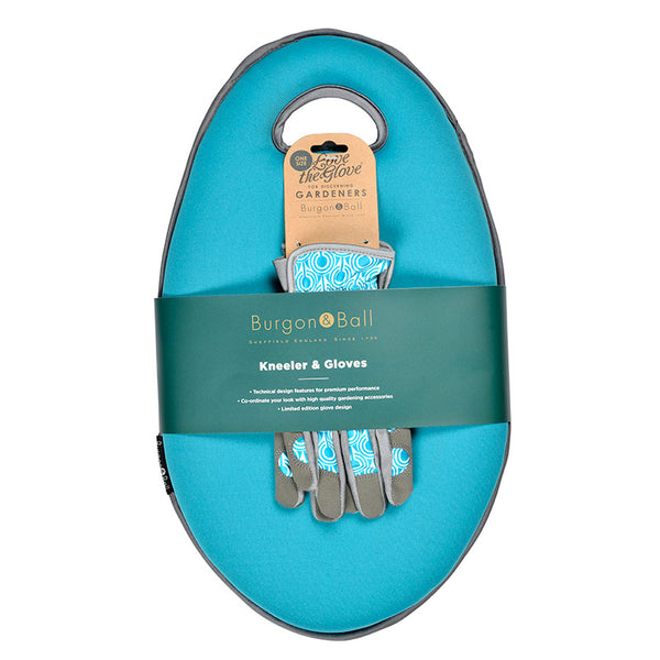 Burgon & Ball Kneelo® Garden Kneeler & Gardening Gloves Bundle - Eucalyptus image 3