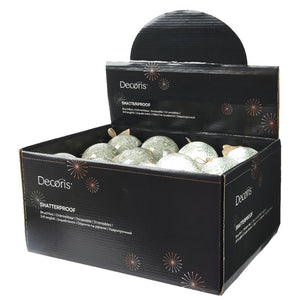 Decoris Polyfoam Bauble with Jute Hanger (Assorted Designs) image 1