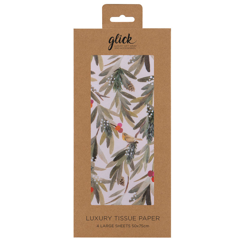 Glick Fairytale Forest Luxury Tissue Paper (Pack of 4) image 0