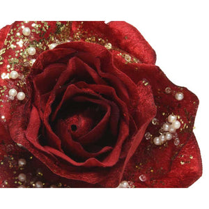 Everlands Christmas Red Rose Clip image 1