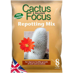 Growth Technology Cactus & Succulent Focus Peat-Free Repotting Mix (8 litres) image 0