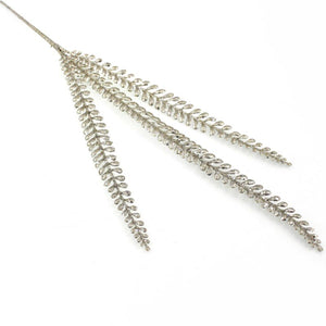 SageDecor Champagne Glittered Regency Fern (60cm) image 0