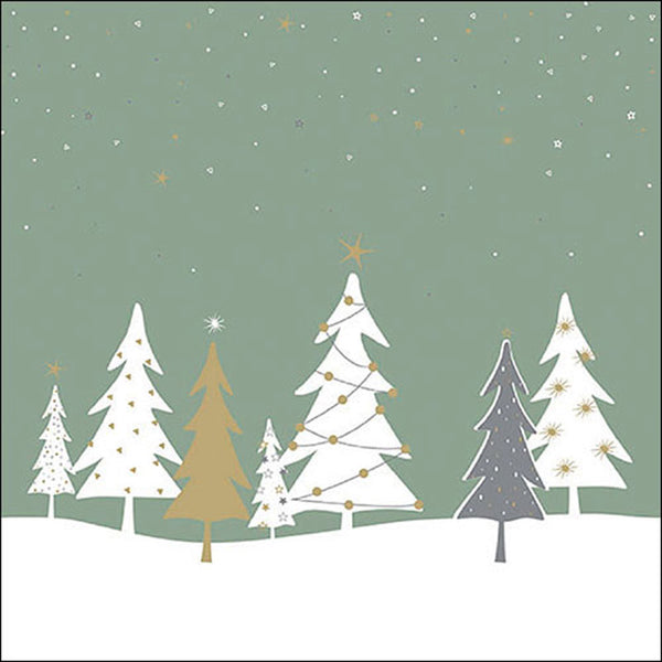 Ambiente Paper Napkins - Midnight Trees (Pack of 20) image 0