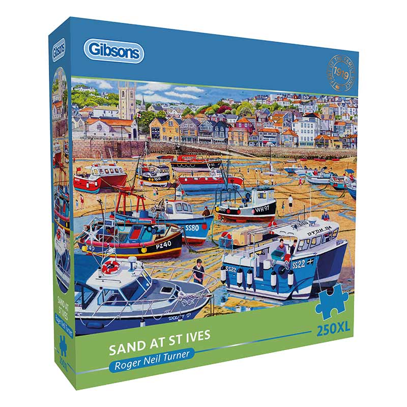 Gibsons 'Sand at St Ives' 250XL Piece Puzzle image 0