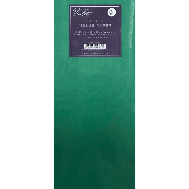 Design by Violet Green Tissue Paper (Pack of 6) image 0