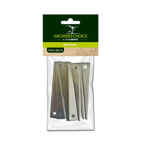 Zinc Plated Drive-in Vine Eyes image 1