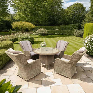 Orchard Life Mulberry 4 Seat Round Dining Set with 110cm Table image 0