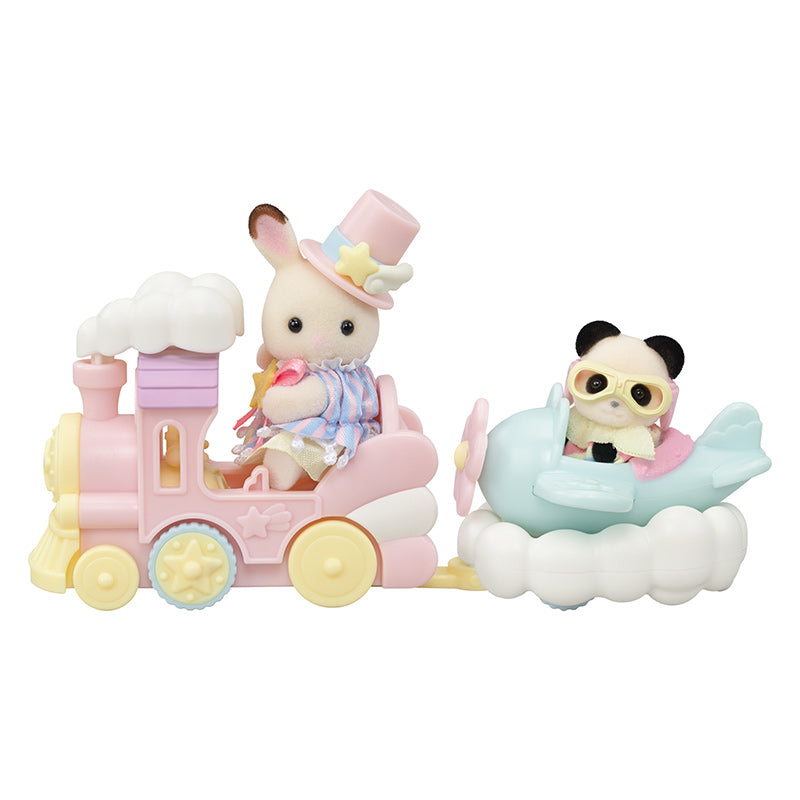Sylvanian Families 'Amusement Park Ride Set  - Plane & Train' image 0