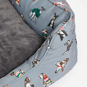 Joules Rainbow Dogs Box Bed image 3