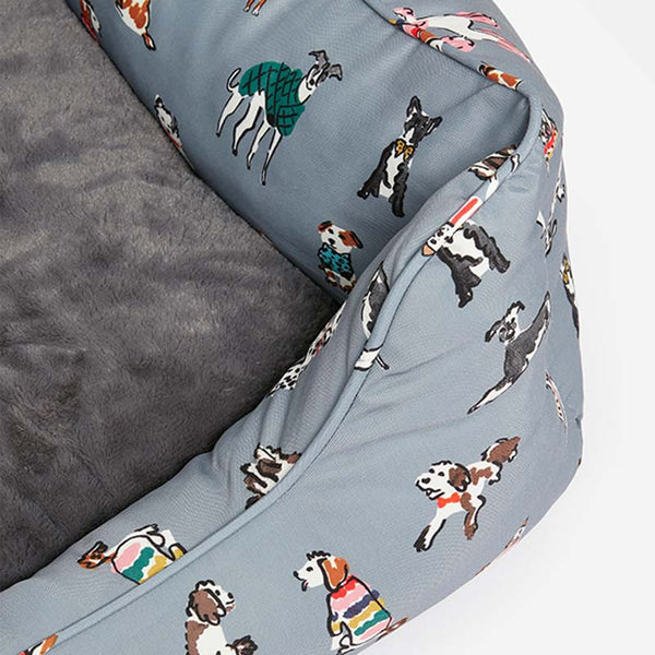 Joules Rainbow Dogs Box Bed image 3