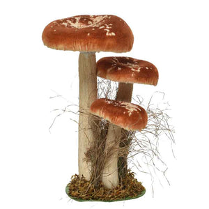 Decoris Velvet Mushroom - 26cm (Assorted Designs) image 3