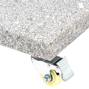 Bramblecrest Granite 90kg Parasol Base with 4 Wheels & Handle image 1