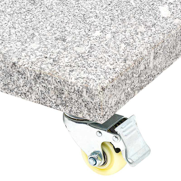 Bramblecrest Granite 90kg Parasol Base with 4 Wheels & Handle image 1