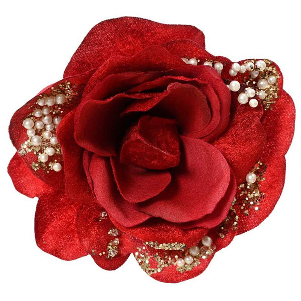 Everlands Christmas Red Rose Clip image 0