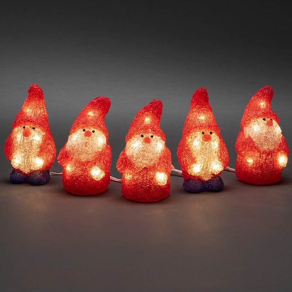 Konstsmide 5 LED Acrylic Santa's image 2
