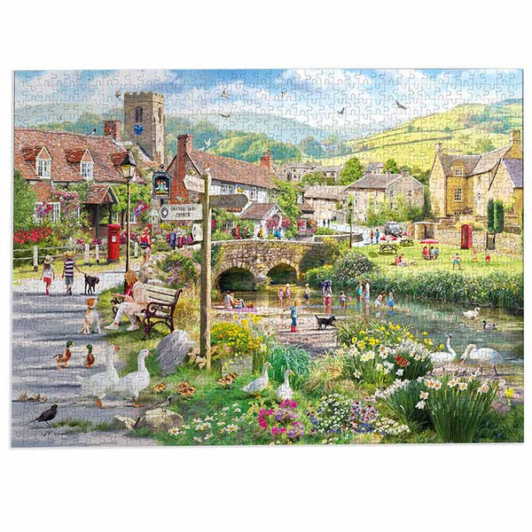 Gibsons Puddle Ducks & Paddling 500 Piece Jigsaw Puzzle image 1