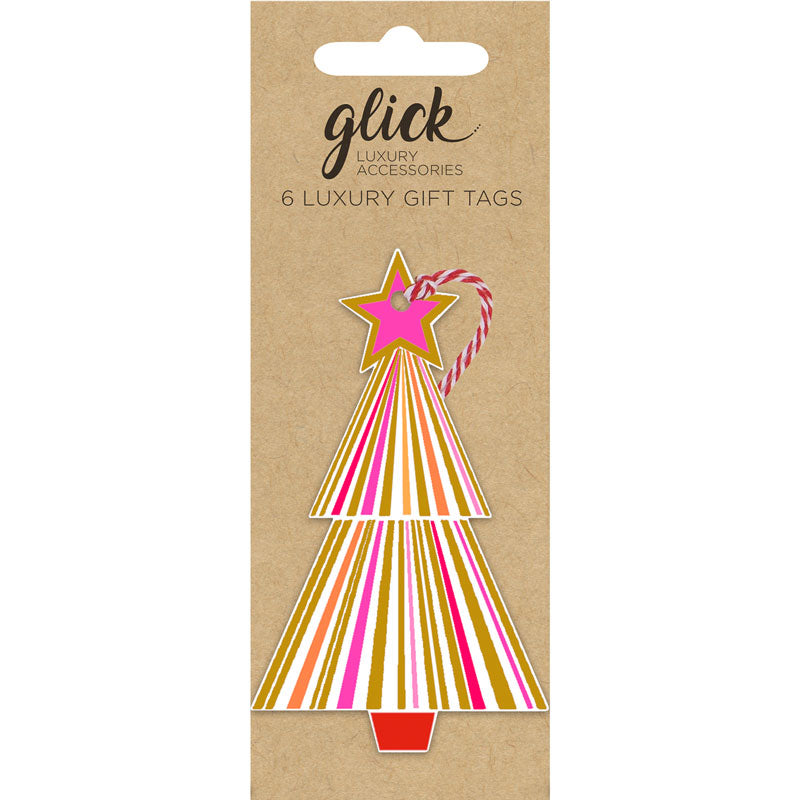 Glick Contemporary Tree Gift Tags (Pack of 6) image 0