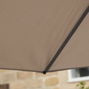 Platinum Riva 3.5m Round Crank Parasol – Taupe image 3