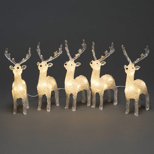 Konstsmide 5 LED Acrylic Reindeer image 2