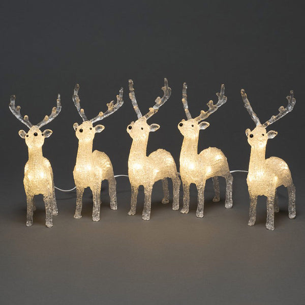 Konstsmide 5 LED Acrylic Reindeer image 2