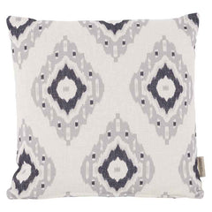 Bramblecrest Square Scatter Cushion, 45 x 45cm - Grey Ikat image 0