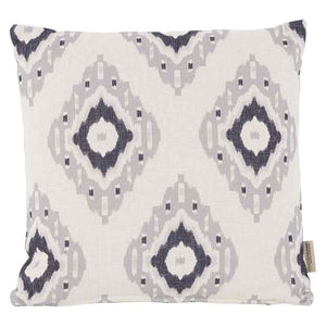 Bramblecrest Square Scatter Cushion, 45 x 45cm - Grey Ikat image 0