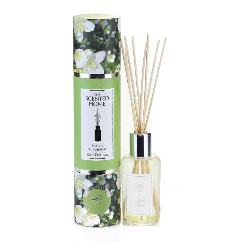 The Scented Home Jasmine & Tuberose Reed Diffuser image 0