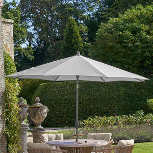 Platinum Riva 3m Round Crank & Tilt Parasol – Luna Grey image 1