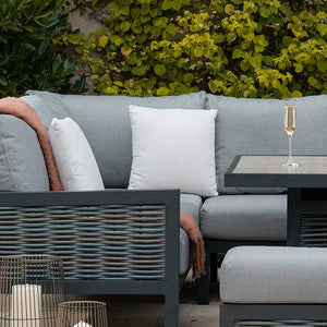 Bramblecrest Square Scatter Cushion, 45 x 45cm - Plain Light Grey image 2
